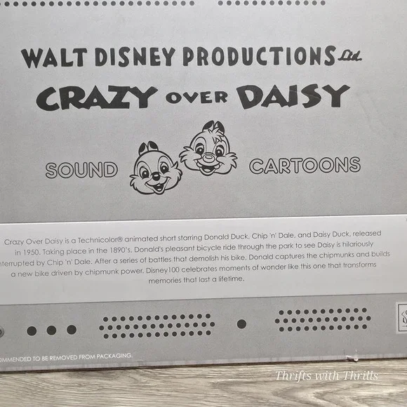 Disney's 100th Anniversary - "Crazy Over Daisy" Plush Set - Bike Wheel Moves! - Picture 8 of 12